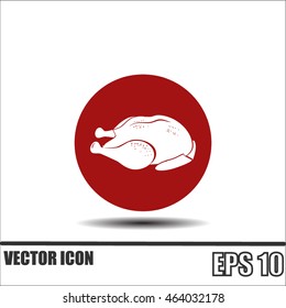 Chicken vector icon