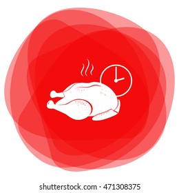 Chicken vector icon
