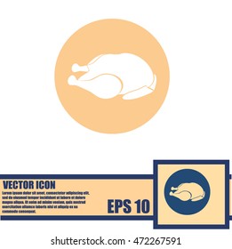 Chicken vector icon