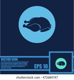 Chicken vector icon