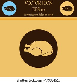 Chicken vector icon