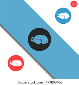 Chicken vector icon