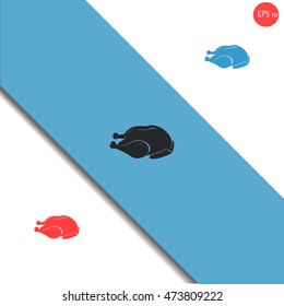 Chicken vector icon
