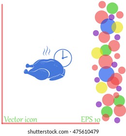 Chicken vector icon