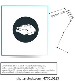 Chicken vector icon