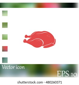 Chicken vector icon