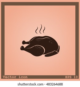 Chicken vector icon