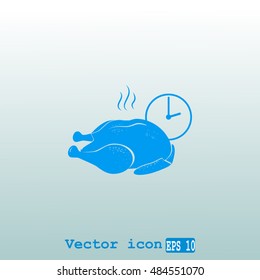 Chicken vector icon