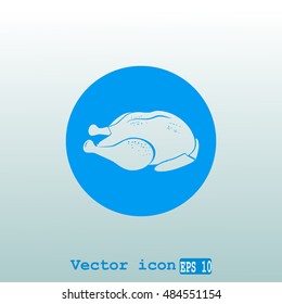 Chicken vector icon