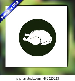 Chicken vector icon