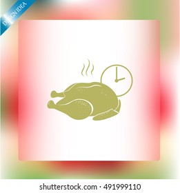 Chicken vector icon