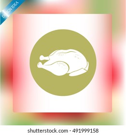Chicken vector icon