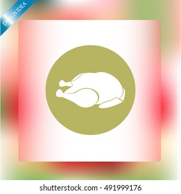 Chicken vector icon