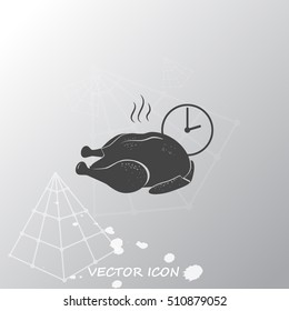 Chicken vector icon