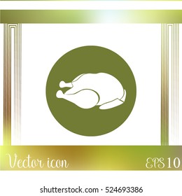 Chicken vector icon