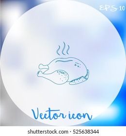 Chicken vector icon