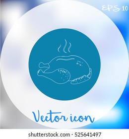 Chicken vector icon