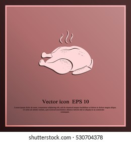 Chicken vector icon