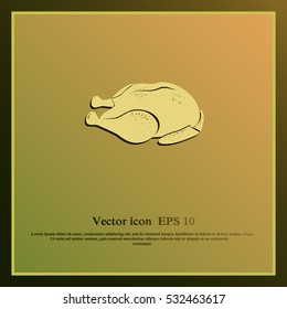 Chicken vector icon