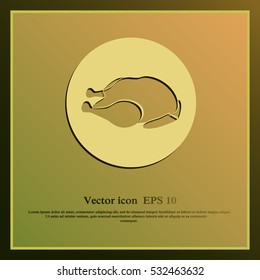 Chicken vector icon