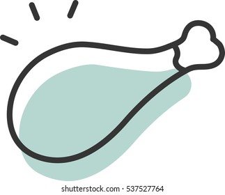 chicken vector icon