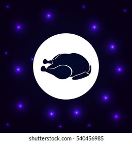 Chicken vector icon