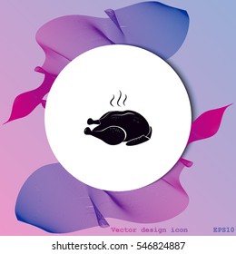 Chicken vector icon