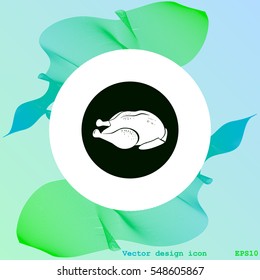 Chicken vector icon