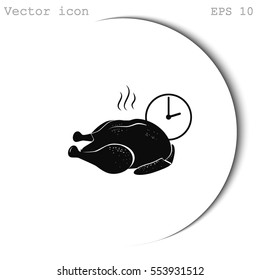 Chicken vector icon