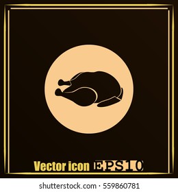 Chicken vector icon