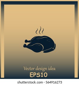 Chicken vector icon