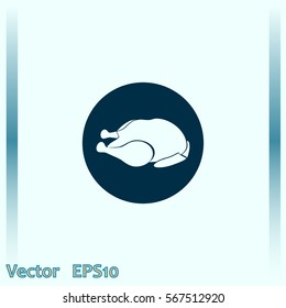 Chicken vector icon
