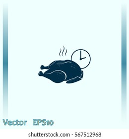 Chicken vector icon