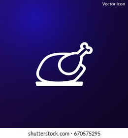 Chicken Vector Icon