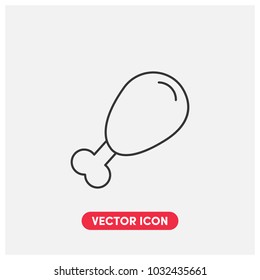 Chicken Vector Icon Illustration