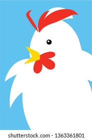 chicken vector illustration