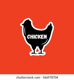 Chicken vector illustration. 