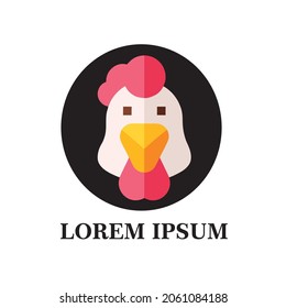 Chicken vector illustration. Badges and design elements for chicken making. Vector illustration - Vector