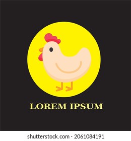 Chicken vector illustration. Badges and design elements for chicken making. Vector illustration - Vector