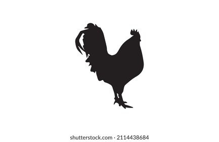 chicken vector illustration design black and white