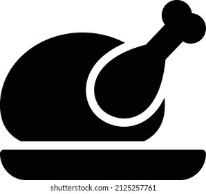 chicken Vector illustration on a transparent background. Premium quality symbols. Glyphs  vector icon for concept and graphic design.
