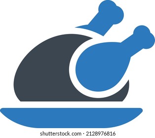chicken Vector illustration on a transparent background. Premium quality symbols. Glyphs vector icon for concept and graphic design.