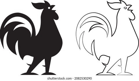 Chicken vector in Illustrator. You download and place your design. So good!