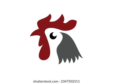 Chicken vector logo design. Farm, hen, fowl icon, Vector design concept