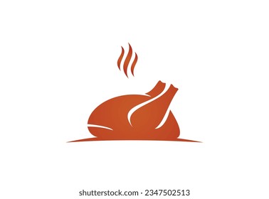 Chicken vector logo design. Farm, hen, fowl icon, Vector design concept