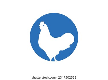 Chicken vector logo design. Farm, hen, fowl icon, Vector design concept