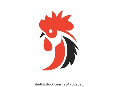 Chicken vector logo design. Farm, hen, fowl icon, Vector design concept