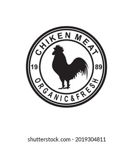 chicken vector logo icon illustration design