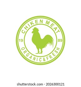 chicken vector logo icon illustration design