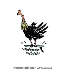 Chicken Vector T Shirt Design